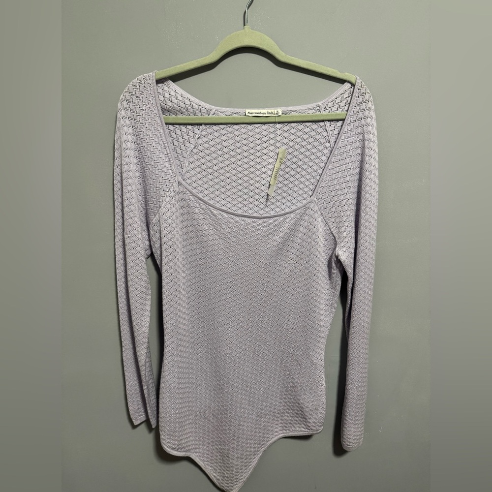 NWT- Abercrombie & Fitch- Women’s long sleeve bodysuit. Size XL